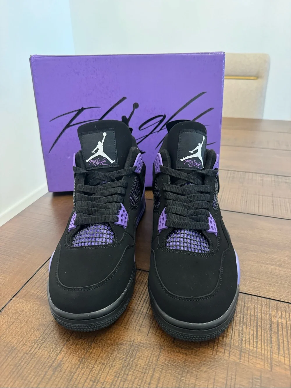 Jordan 4 Purple Thunder
